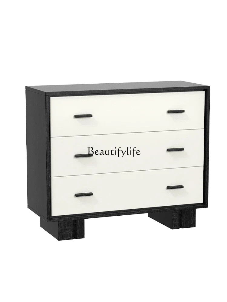 

z.Z.Nordic minimalist storage locker living room against the wall light luxury drawer side cabinet