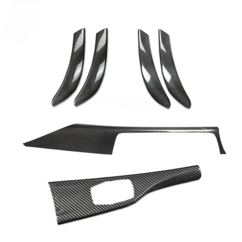 Real Carbon Fiber Dashboard Cover Car Interior Accessory Anti Glare Protector