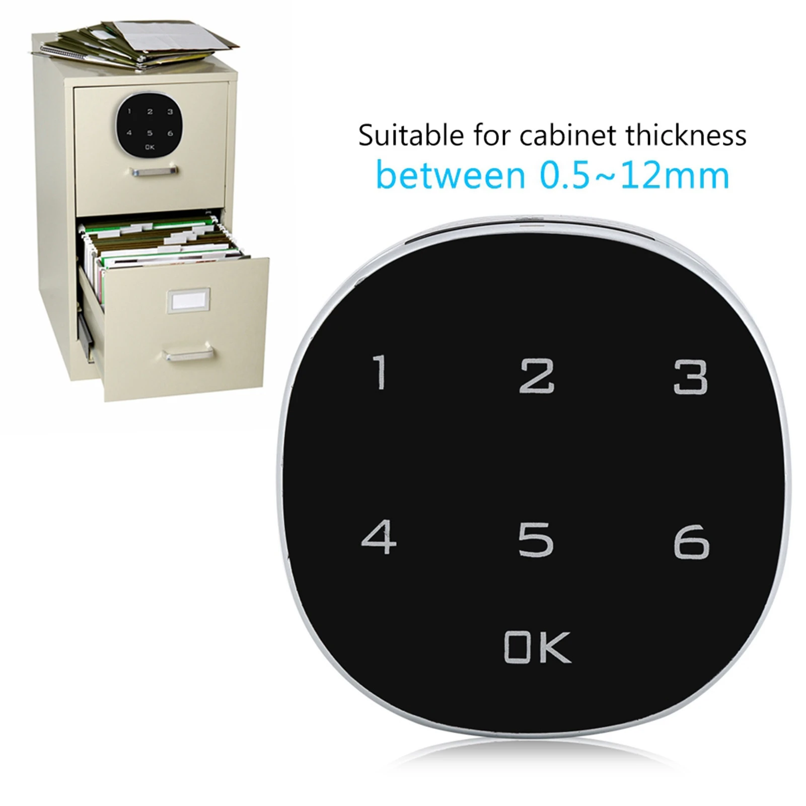 Digital Zinc Alloy Code Combination Cam Cabinet Convenient Password Safe Lock