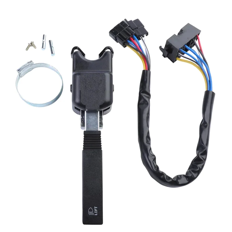 

1 PCS 01-4811-87 01481187 K3012953 Turn Signal Wiper Switch Black ABS Automotive Supplies For Kenworta T800 Freightliner