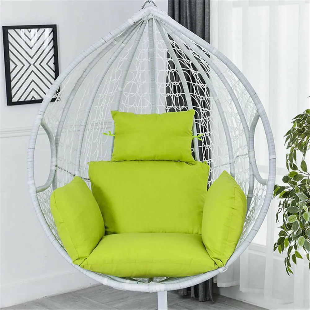 Swing Hanging Egg Rattan Chair Cushion Outdoor Garden Courtyard Hammock Cushion Porch Cushion Hanging Chair Waist Cushion