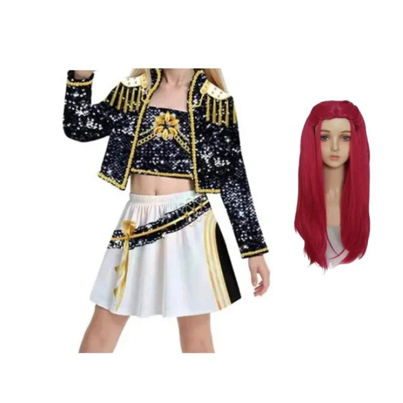 الأطفال K-Pop شيطان القاتل زوي رومي ميرا زي فستان خيالي تأثيري هانتريكس أيدول فيلم للفتيات كرياف ؛ 5 ، م'7. #5