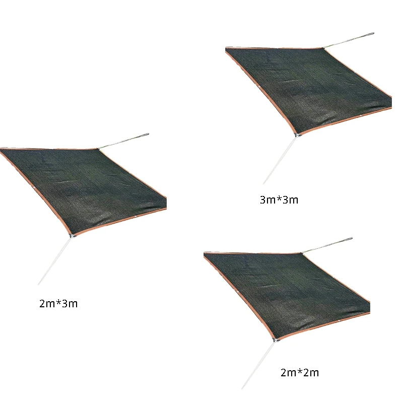 Black Sunshade Net UV Protection Sunshade Cloth Outdoor Swimming Pool Cover Sunscreen Net Garden Balcony Canvas Awning