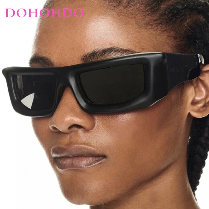 

Oversized Cyberpunk Y2K Square Women's Sunglasses Trend Luxury Hip Hop Men Sunglass Outdoor Sports Eyewear Unisex Lentes UV400