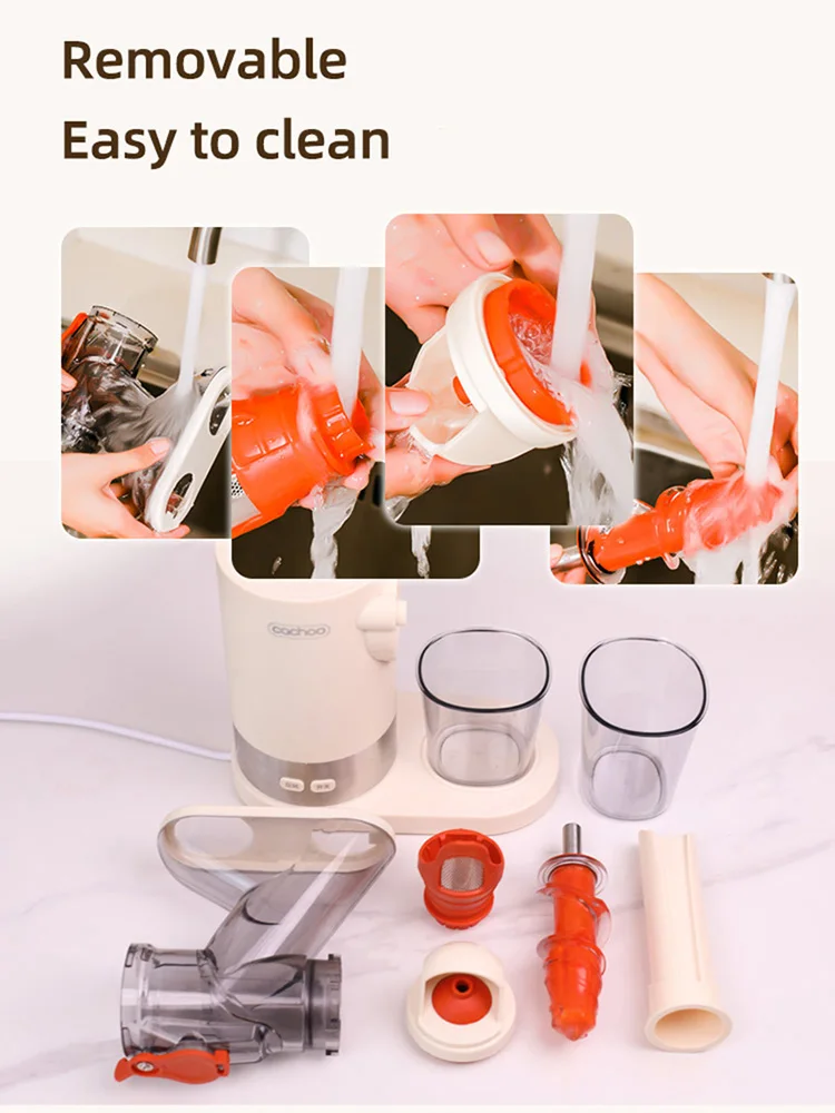 Соковыжималка холодного отжима, медленная соковыжималка, многофункциональная экстрактор для фруктов и овощей, автоматическая соковыжималка, соковыжималка для цитрусовых, портативный блендер