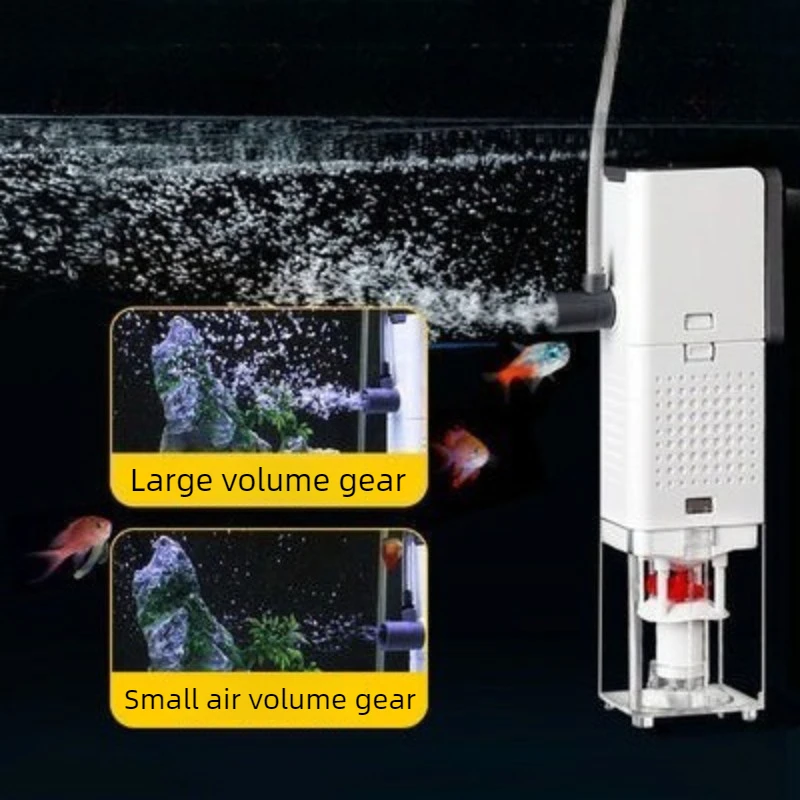 Aquarium Filter Wave Maker Water Purifier Pump Water Fish Tank Filter Silent Circulation System Oxygenation Filters Fish Toilet