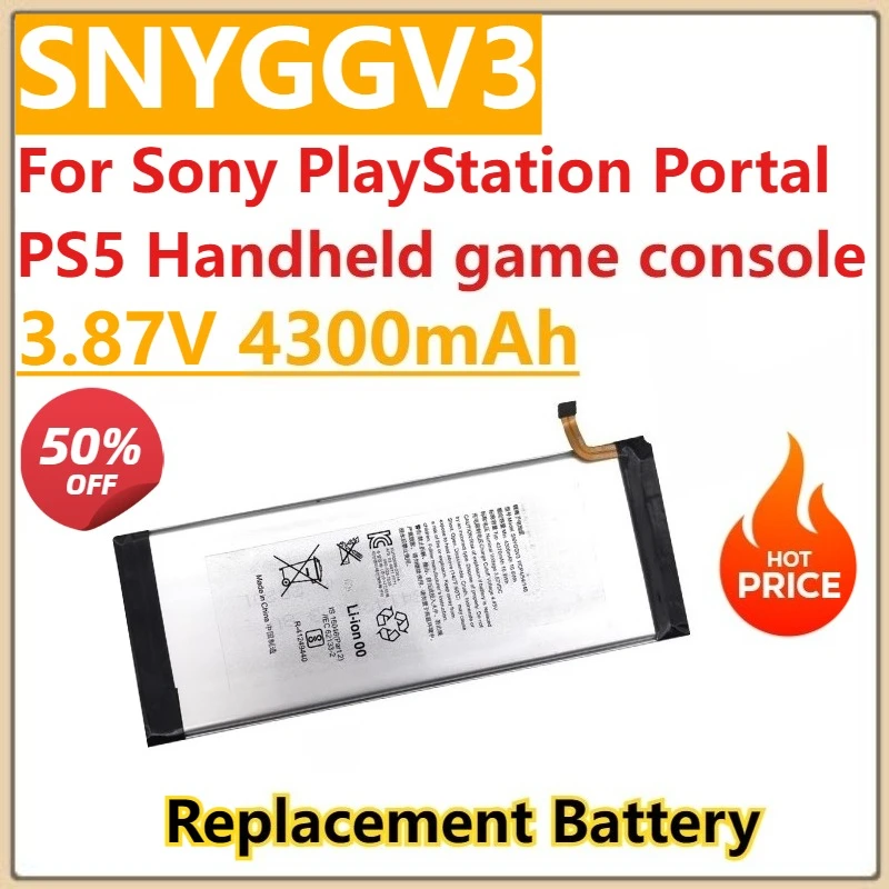 

New SNYGGV3 Battery 3.87V 4300mAh For Sony PlayStation Portal PS5 Handheld game console