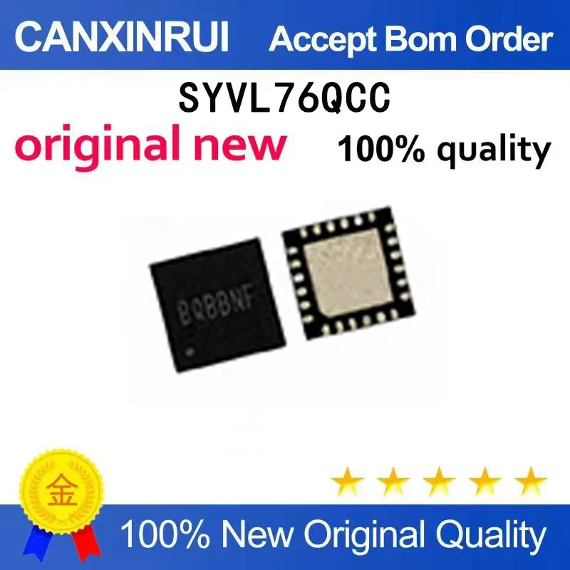 

（5-100 pieces）Brand new original SYVL76QCC package QFN24 silk screen BQB spot chip IC