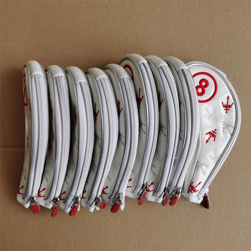 George Spirits golf irons head covers leather club iron headcovers #459789PAS