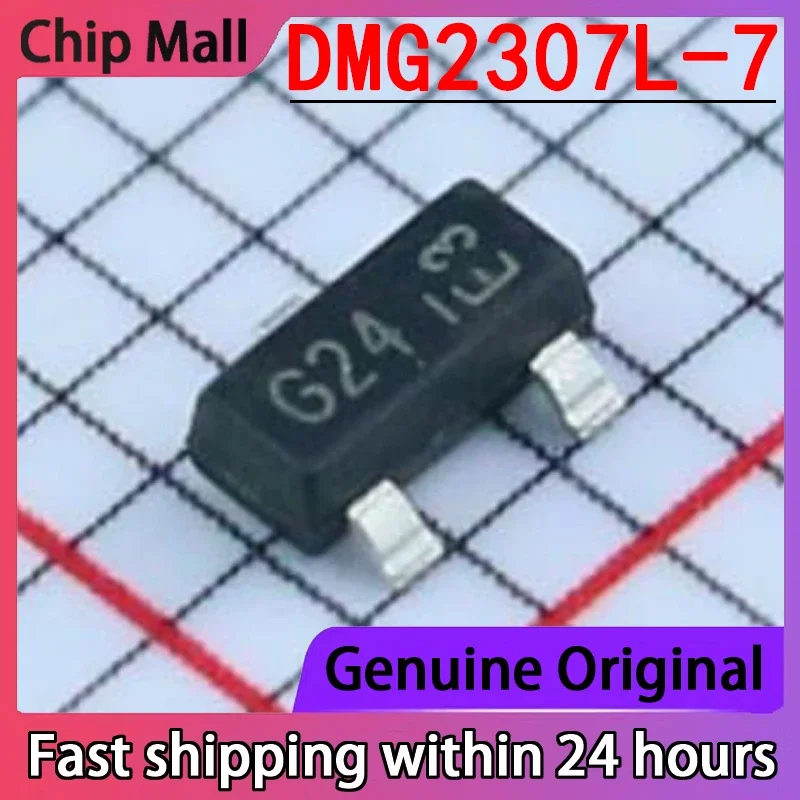 

Новый пакет DMG2307L-7, 50 шт., SOT23, P-канал, выдерживаемое напряжение: 30 В, ток: 2,5 А, полевой транзистор