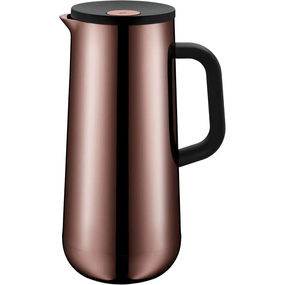 

Vintage-Style Insulated Glass Tumbler with Automatic Seal, 1L Capacity, Keeps Beverages Hot or Cold for 24 Hours