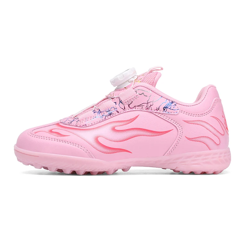 

Man Soccer Shoes Field Boots Sports Cleats Outdoor Grass Training Boot High Quality Soccer Sneakers Rotary Buckle Seamless
