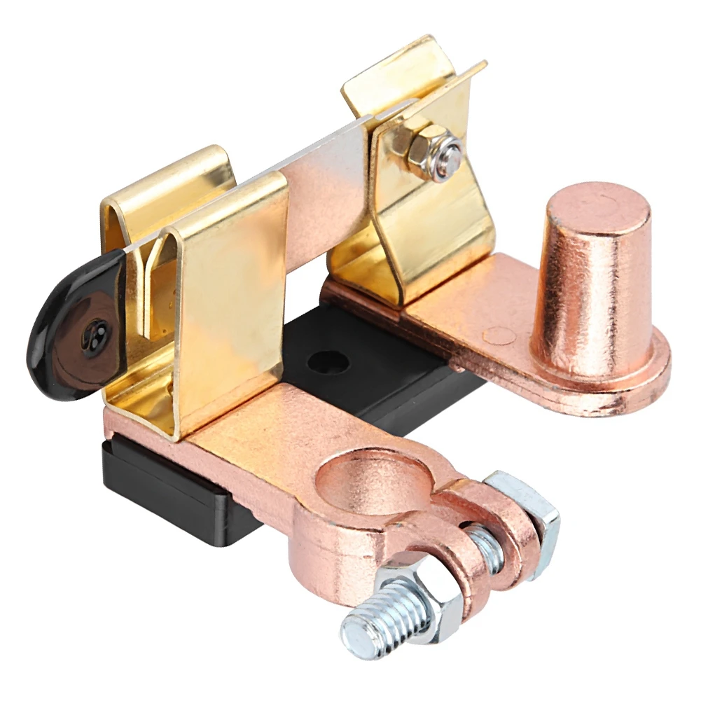 Brass Negative Battery Disconnect Cut Off Master Car Vertical Knife Switch Battery Power