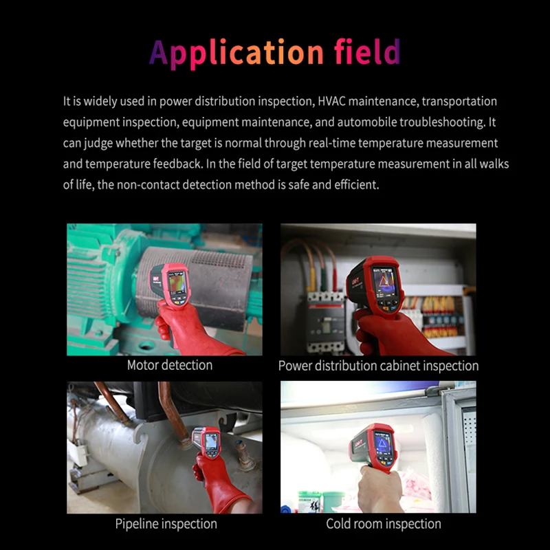 UNI-T Thermal Imager UTI32 High Temperature Thermal Imaging Camera Thermographic Camera Floor Heating Pipe Testing -20-1000