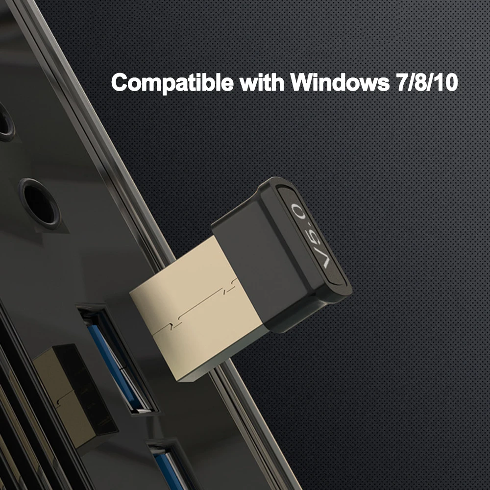 USB Bluetooth-Compatible 5.0 Wireless Receiver Mini Dongle USB Adapter for PC Speaker Mouse Keyboard Music Audio