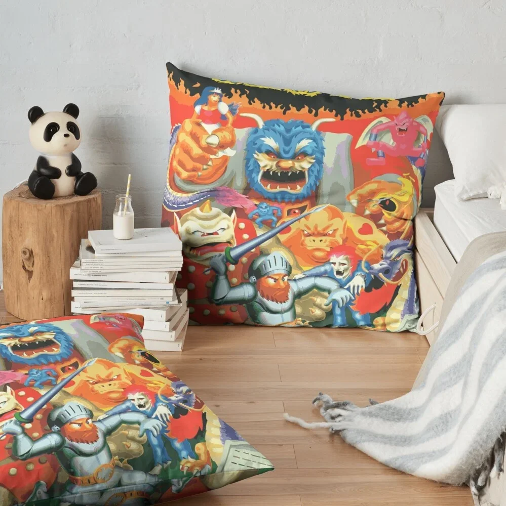 Ghosts 'n Goblins (japanese Art) Pattern Cushion Cover Throw Pillow Case Home Decor High Quality