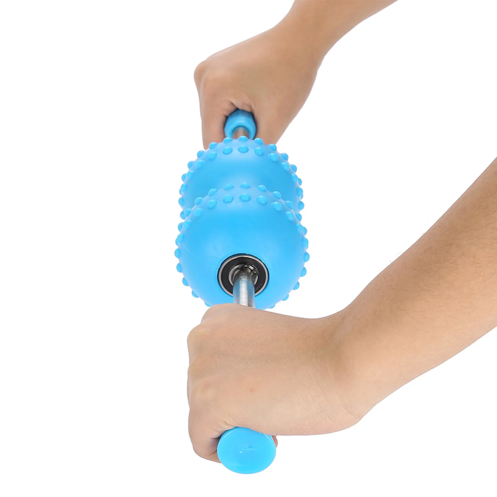 Double Ball Massage Roll Stick Back Pushing Massager Rollers Relaxing Muscle Massage Balls Easy Carry Storage Pain Relief Stick