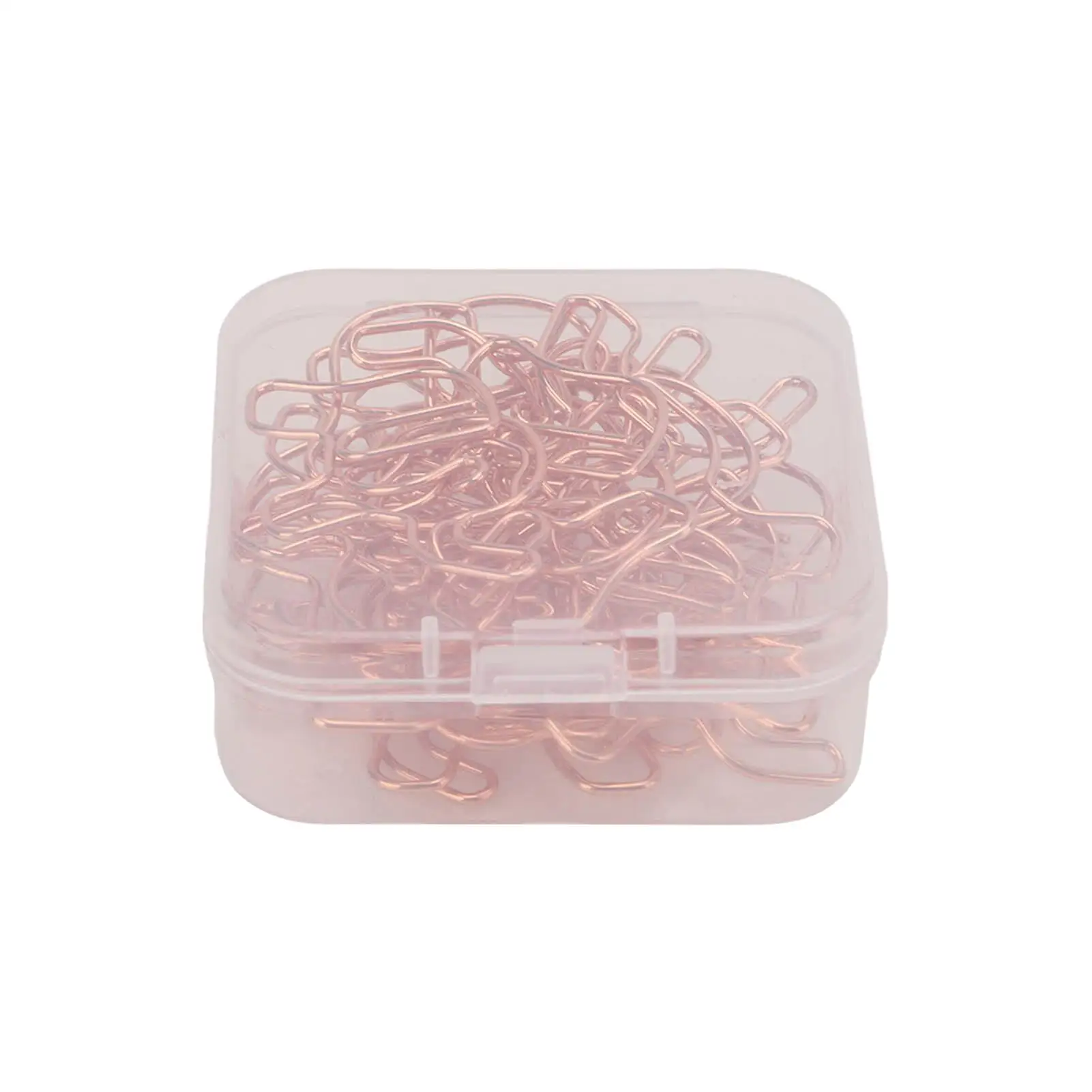 20 قطعة من مشابك الورق الذهبية الوردية على شكل فيل لتنظيم المستندات والتصنيف