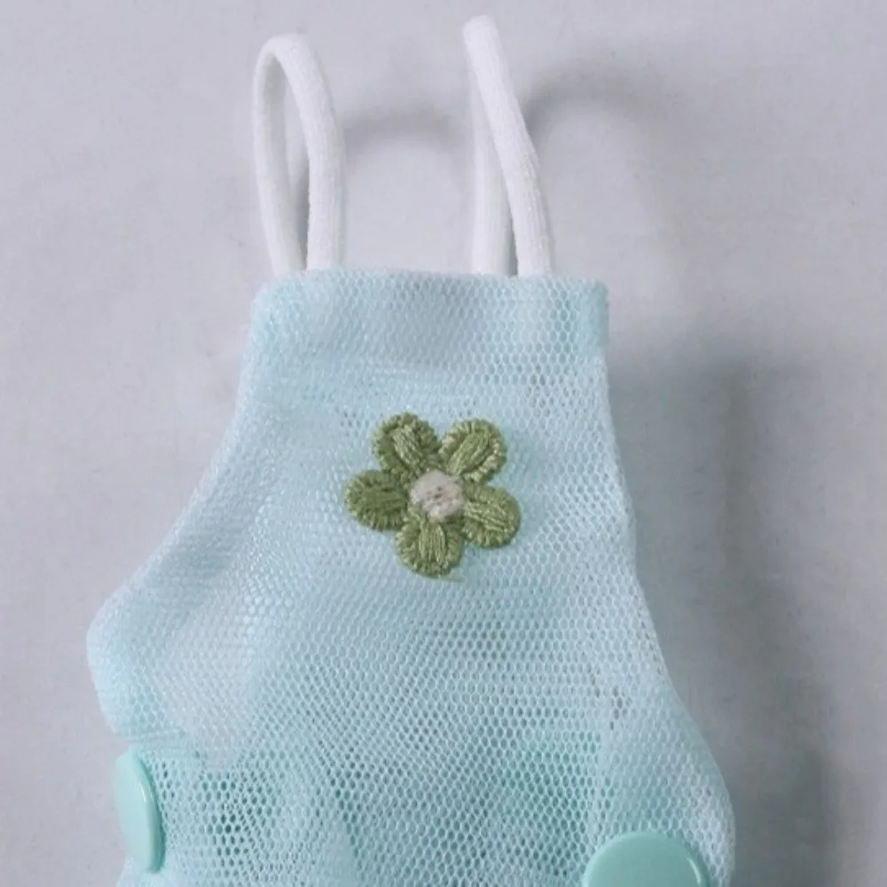 Breathable Mesh Pet Parrot Diaper Snap-Closure Adjustable Bird Flight Suits with Leash Washable Bird Vest Outdoor Travel