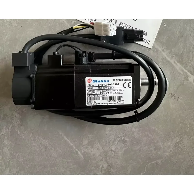 Taiwan Shihlin SME-L01030SBA SME-L01030MCB AC Servo Motor 100W 3000RPM Original Servo Motor