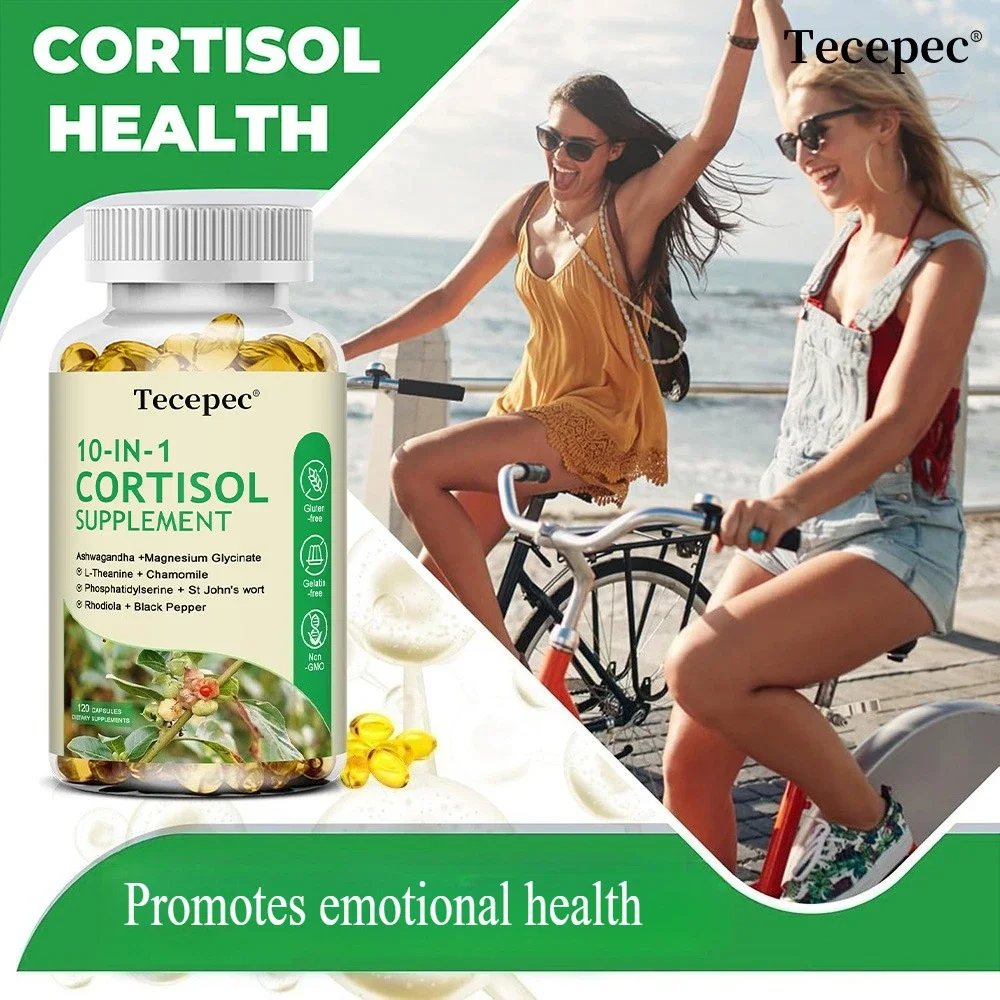 

Tecepec Ashwagandha Root Capsules, Helps Sleep, Improves Sleep Quality, Soothes Mood, Promotes Emotional Health - 120 Capsules