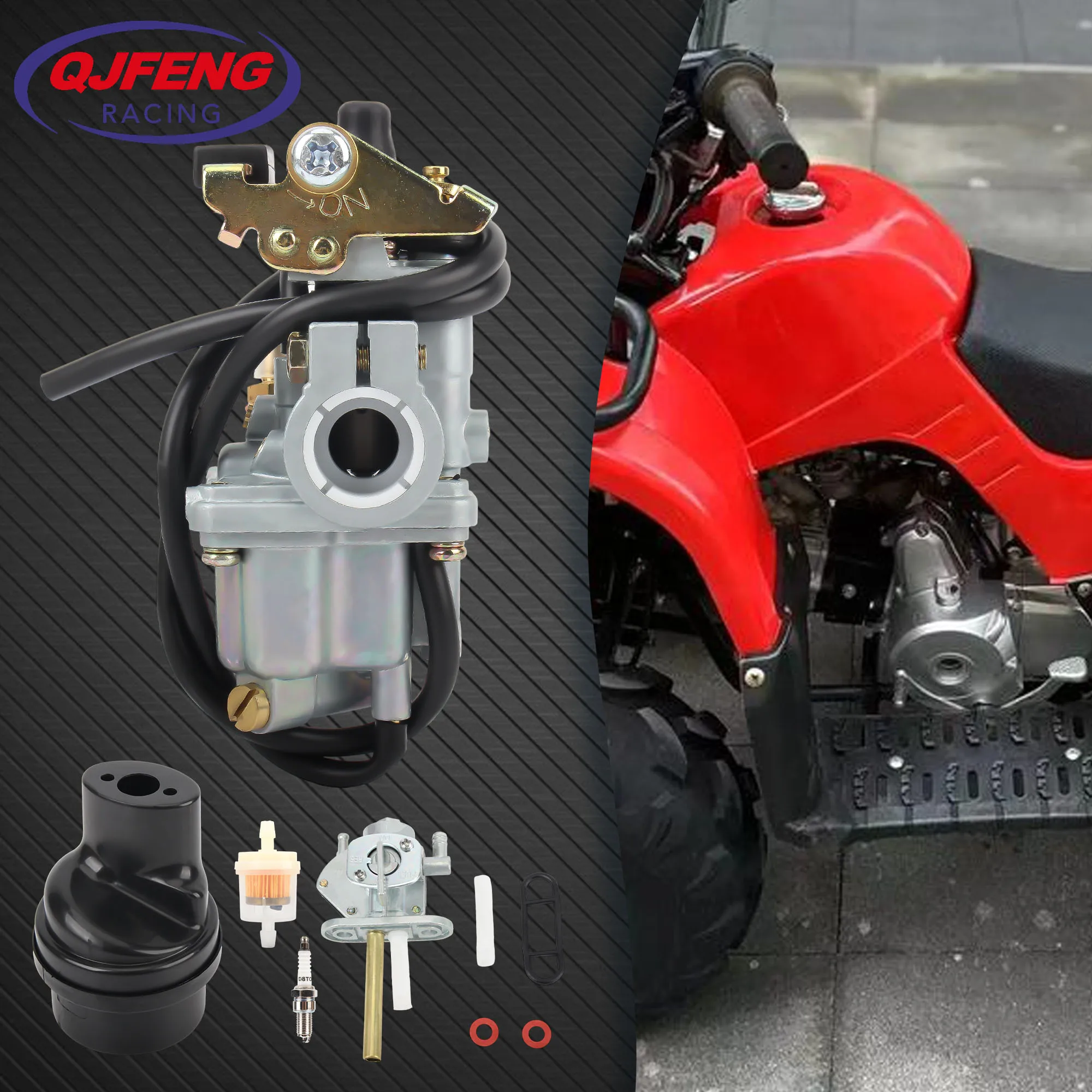 

For Suzuki LT50 LT-A50 1984-2005 Motorcycle Carburetor Set For JR 50 JR50 1984-2006 ATV Dirt Bike Quad 50 Miniquad Sport Parts