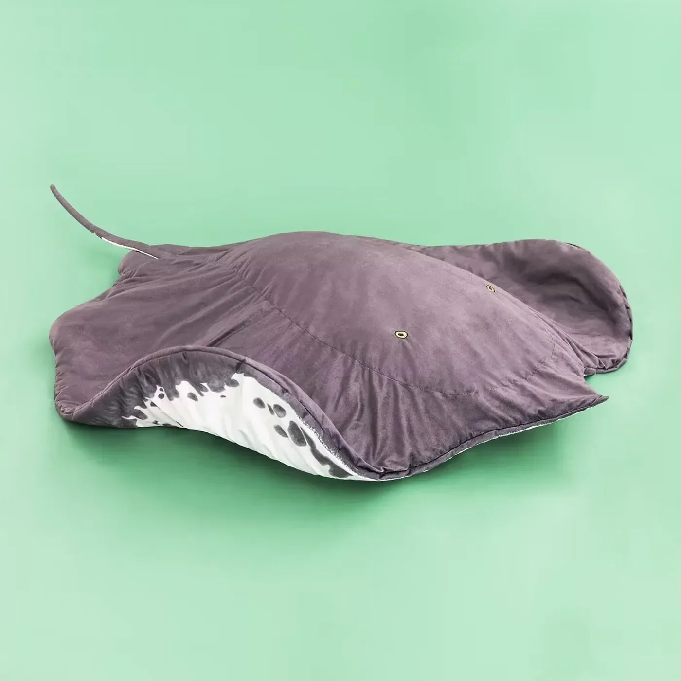 Simulation Manta Ray Plush Toys Real Life Devil Ray Carpet Pillow Doll Air Conditioner Room Cloak Nap Cushion