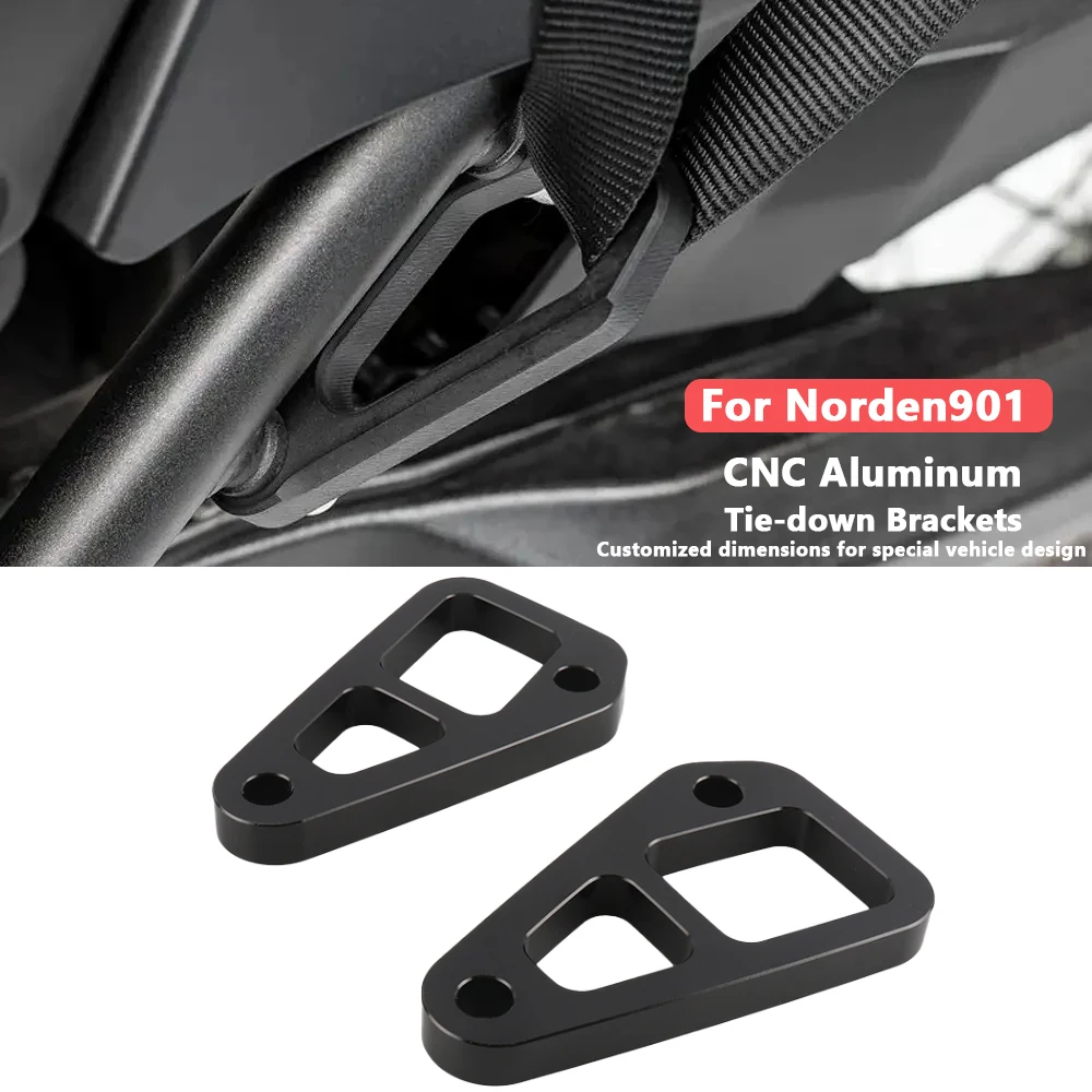 

For Husqvarna Norden 901 2022-2025 Tie Down Brackets Holder Rackless Bags Strap Plates For 790/890 Adventure R/Rally 2019-2025