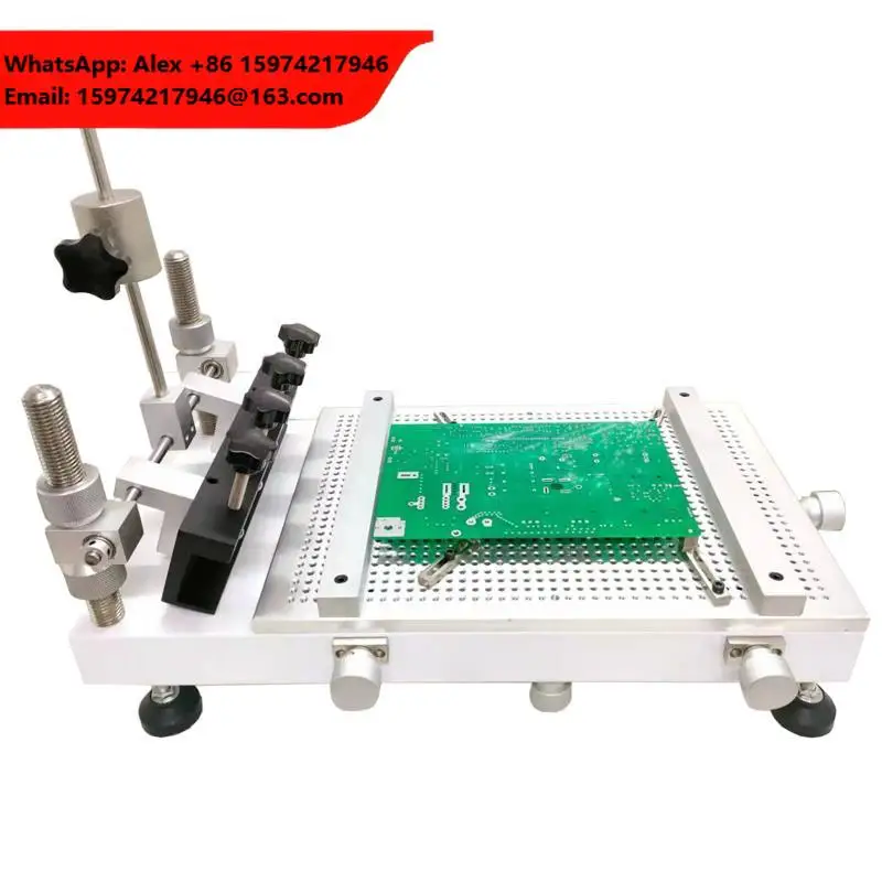 High Precision SMT SMD Desktop Manual Solder Paste Printer PCBA Screen Printing Machine For Electronics For Small Laboratory
