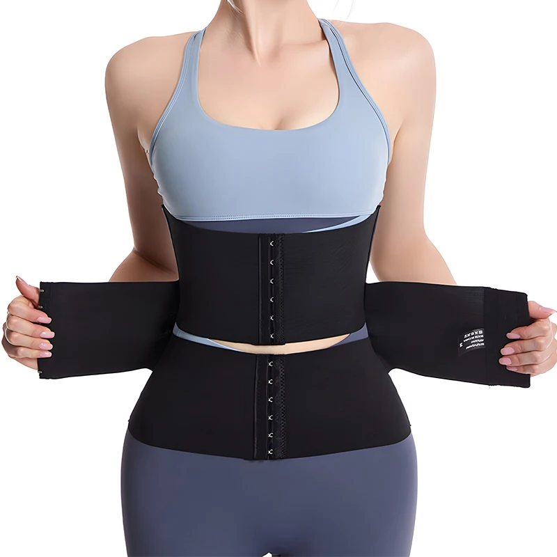 Waist Trainer Workout Waist Cincher Trimmer Adjustable Workout Girdle Body Shaper Underbust Waist Hourglass Body Shapewear