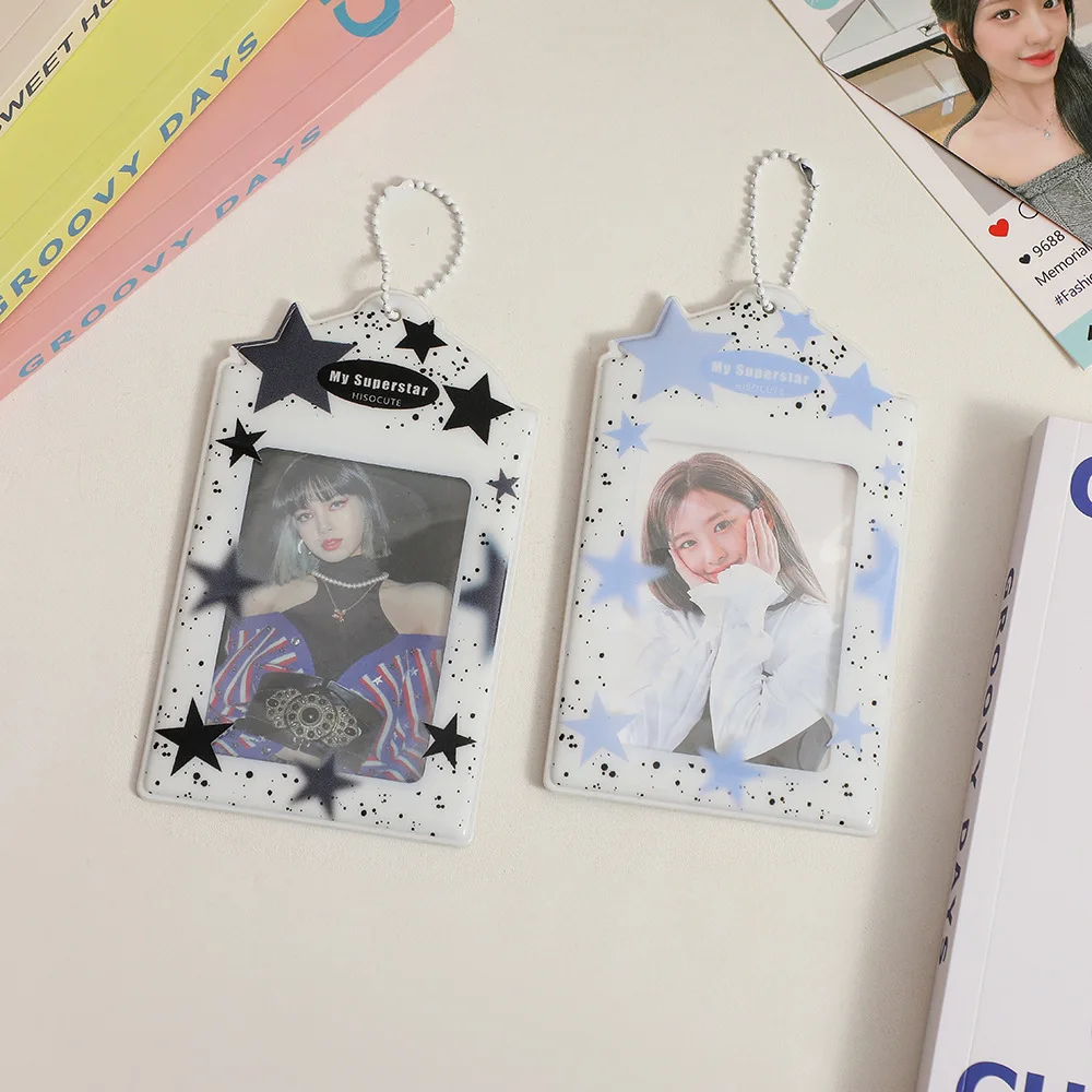 Ins Style New Star Card Cover; Korean Girl Photo Display Pendant; Star Chasing Three-inch Small Card Storage Card Bag Woman