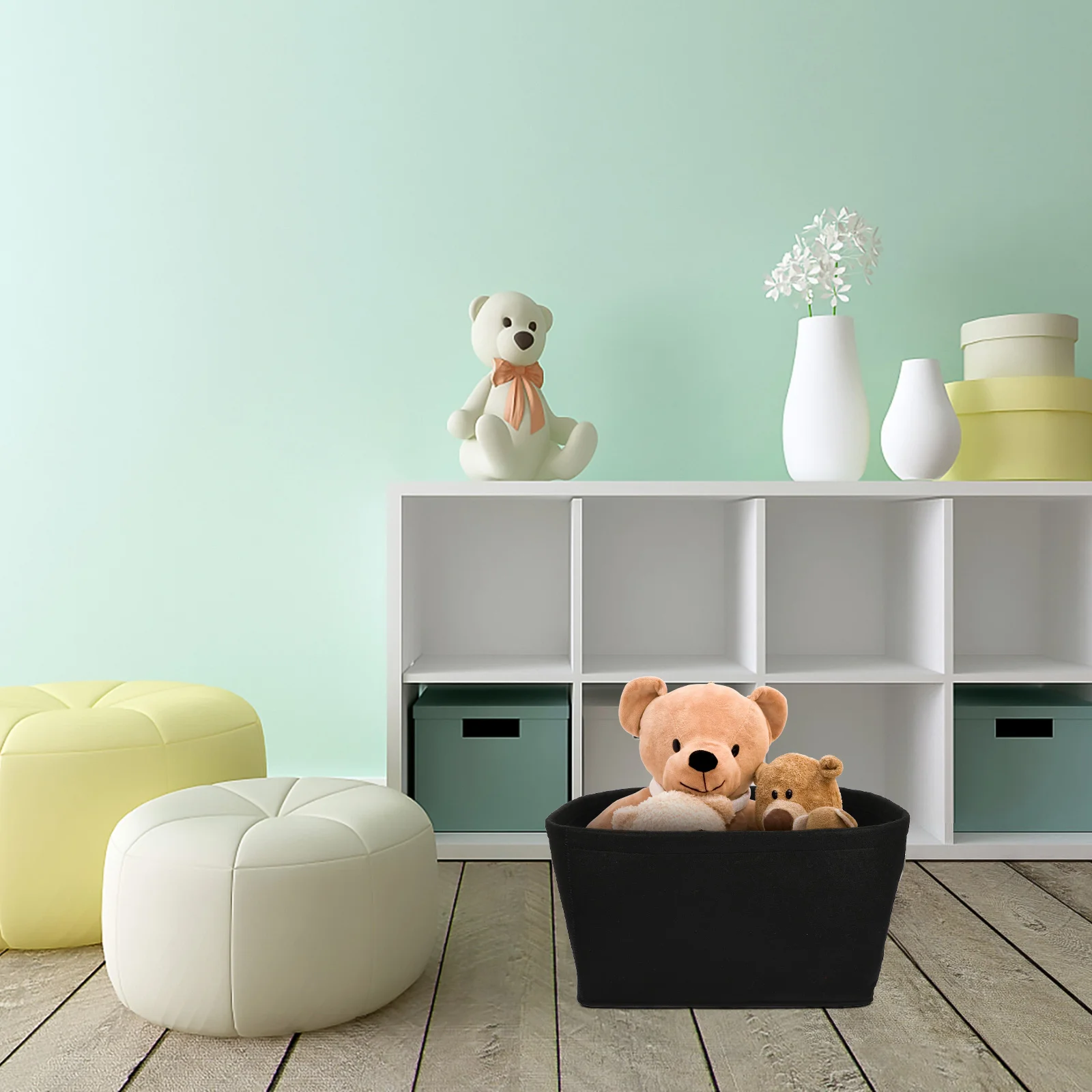 Multifunctional Storage Holder Felt Basket Toy Organizing at Home Kindergarten Materials Baby Baskets