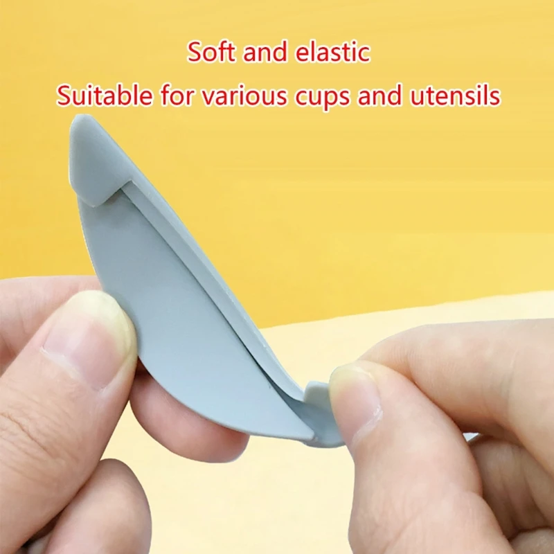 6/20 PCS Outdoor Cup Silicone Sleeve Anti-Scalding Mouth Coffe Cup Cover Mug Sleeve Insulated Cup Cover D08D