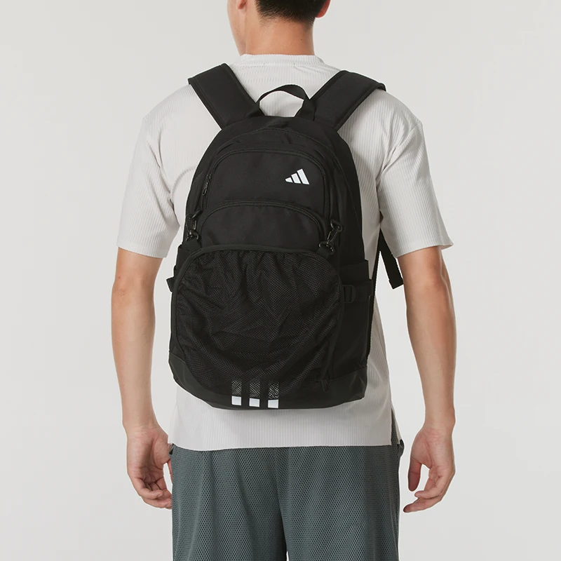 حقيبة ظهر Adidas Slct للجنسين حقيبة ظهر للتدريب الرياضي وكرة السلة حقيبة ظهر ذات سعة كبيرة للاستخدام الخارجي Jj2061