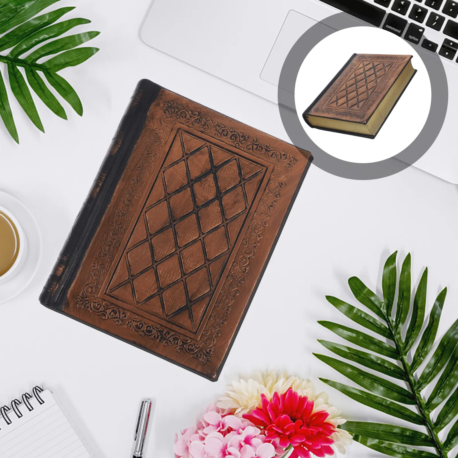 european-pu-relief-cover-notebook-bronze-classic-vintage-style-blank-paper-for-writing-drawing-journaling-travel-diary