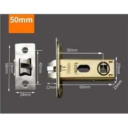 50mm or 60mm or 70mm Door Lock Body Lock Latch Deadbolt Wooden Iron Door Latch