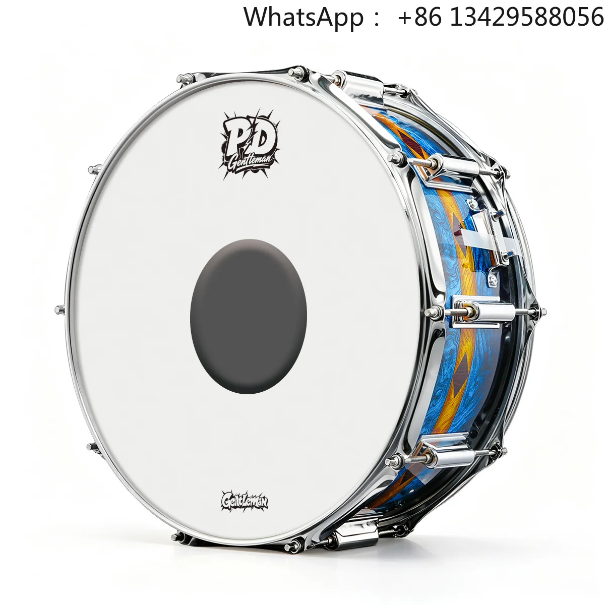 Custom Professional Snare Drum 14 Inch Acoustic Percussion Instrument with Stable Hardware and Clear Tone
