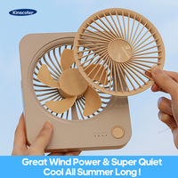 Portable USB Mini Fan Convenient And Ultra-quiet Electric Fan Rechargeable Student Small Cooling Desktop Fans Clip Ventilador