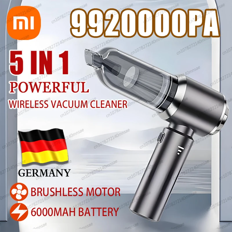 Xiaomi 9920000PA aspirapolvere per auto Wireless Mini palmare forte macchina per la pulizia dell\'aspirazione aspirapolvere portatile per la casa