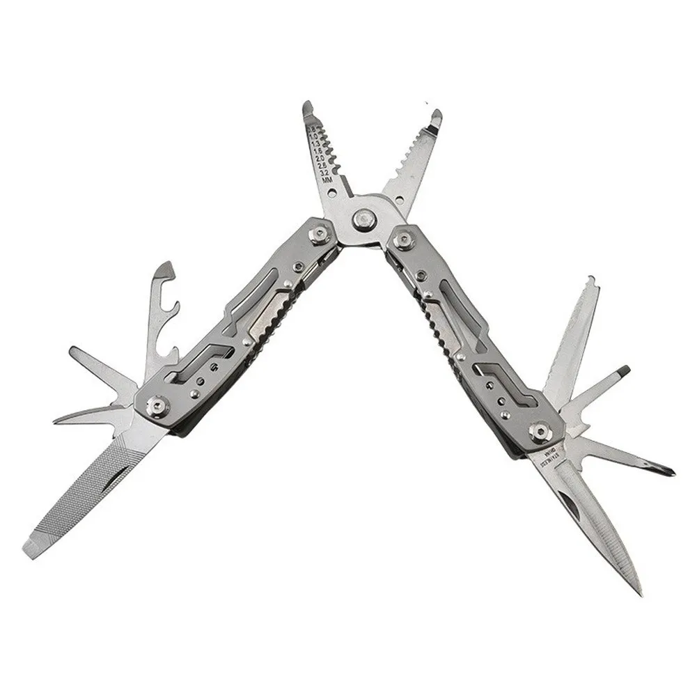 Steel Pliers with Integrated Cutting Edges and Adjustable Jaw Alignment for Accurate Work on Wires Bolts and Small Components