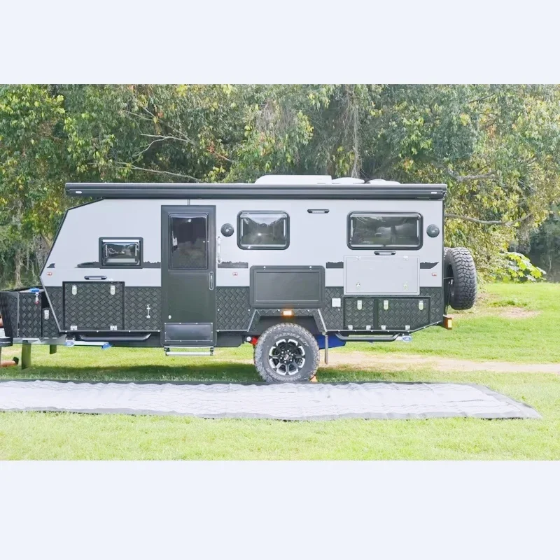 Camper Trailer Aluminum Hybrid Caravan Australian Standard Off-road Rv Camper Off Road Truck Travel Trailer Factory Custom