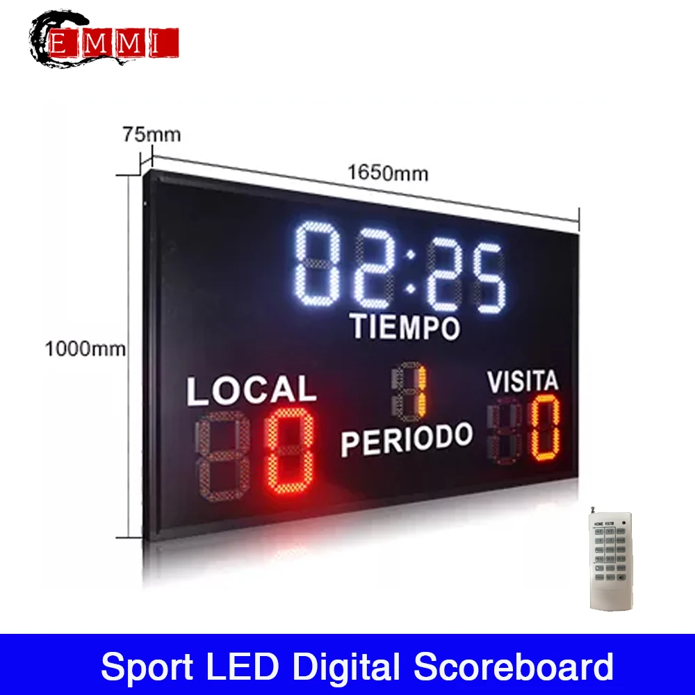 Good Quality Digital Football Scoreboard LED Basketball Scoreboard Digital Score Display Board LED Football Scoreboard