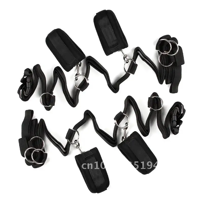 Sm Fun Plush Bed Binding with Props Hand And Foot Cuffs Restraint Webbing for Adult Products Wholesale Dropshipping
