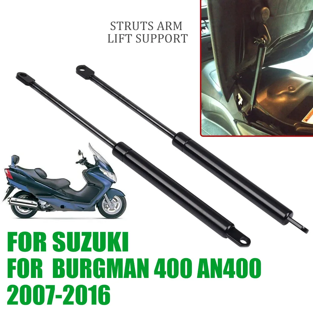 Struts Arms Lift Supports Shock Absorbers Lift Seat For Suzuki Burgman 400 AN AN400 Burgman400 2007-2016 Motorcycle Accessories