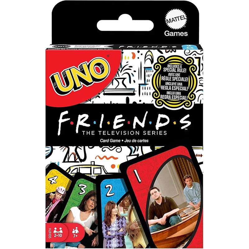 

UNO Friends Card Game Family Adult and Party Game Night 2 To 6 Players Collectibles Cards Child Toy Birthday Gift