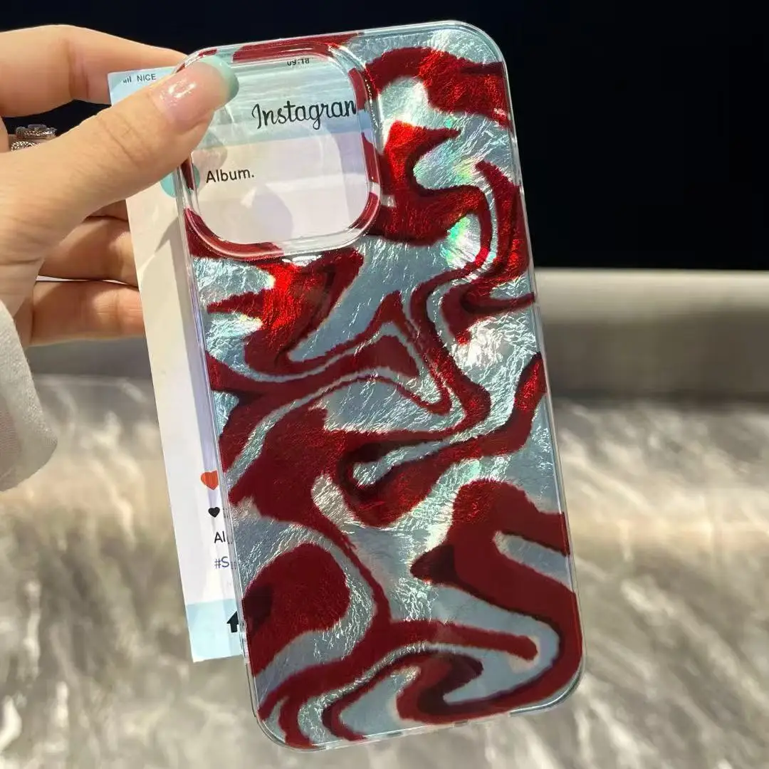 เคสโทรศัพท์หนังลายนูนหรูหราสำหรับ iPhone 15 14 13 12 PRO MAX กรอบสีทึบตัวหนังสือแฟชั่น