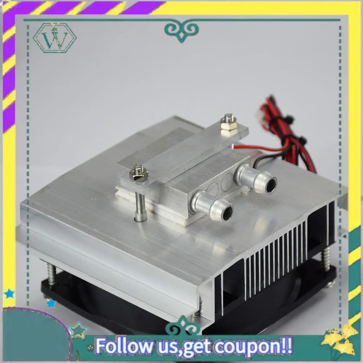 

NEW 50W Diy Thermoelectric Cooler Cooling System Semiconductor Refrigeration System Kit Heatsink Peltier Cooler For 15L Water