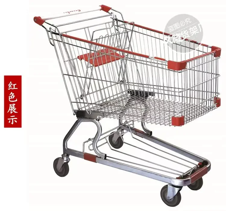 Supermarket shopping carts, large-capacity shopping malls, property trolleys, household grocery shopping carts,