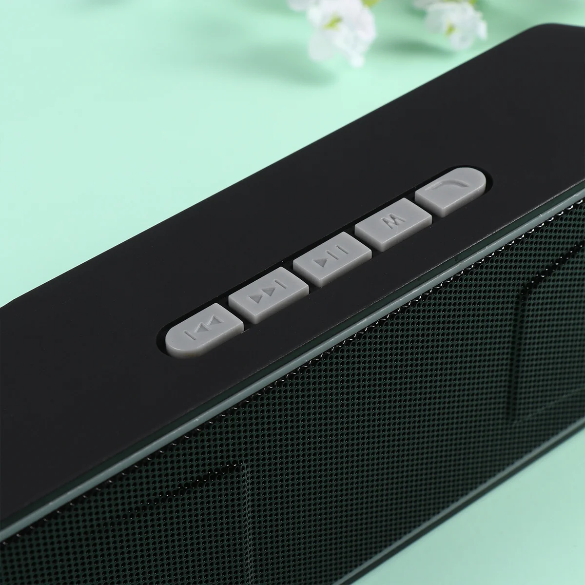 

Speaker Wireless Outdoor Mini Speaker Premium Durable Simple Design Great Sound Quality For Indoor Outdoor Use Black