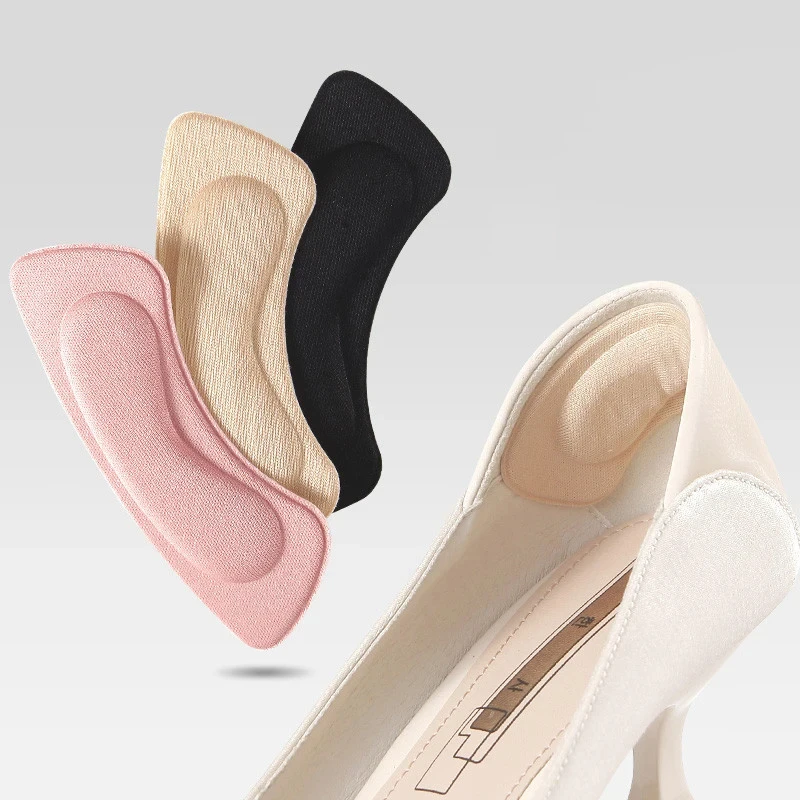 

1 пара женских стельок для обуви, наклейки на высоком каблуке, регулируемый размер, противоизносная подушечка для ног, подушка, вставка, стелька, защита для пяток, ног